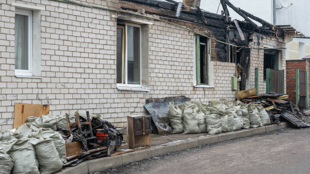 Professional Fire Damage Assessment technician working in Fort Myer, VA